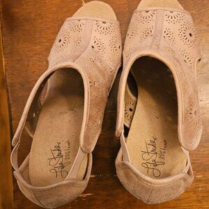 Life stride soft collection cut out blush wedge heel Slip On Comfort shoes 10